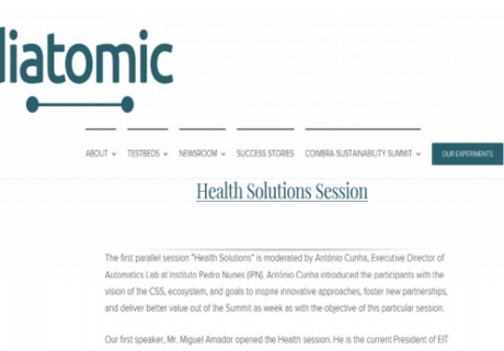 Coimbra Sustainability Summit 2020 / Health Solutions